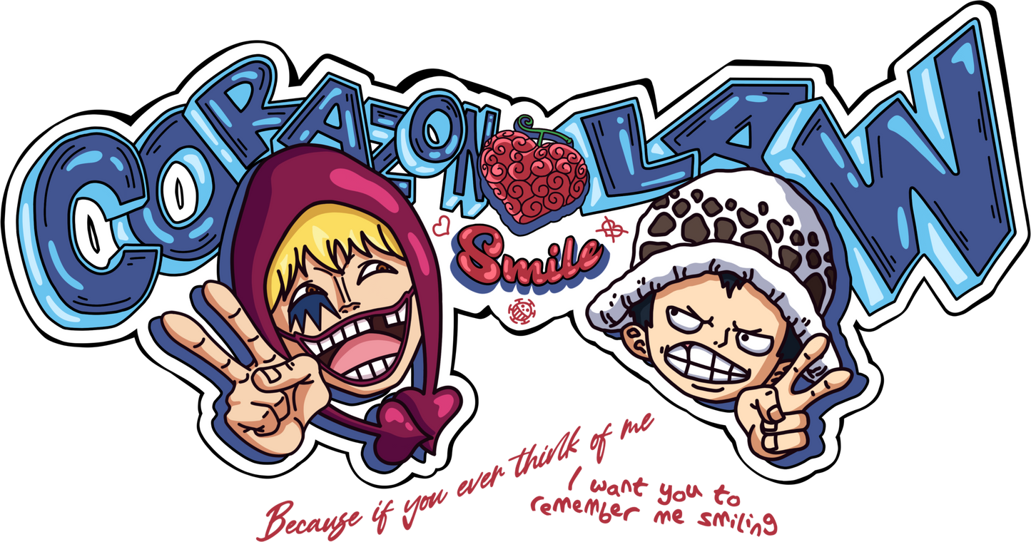 CORAZON & LAW - OVERSIZED HOODIE