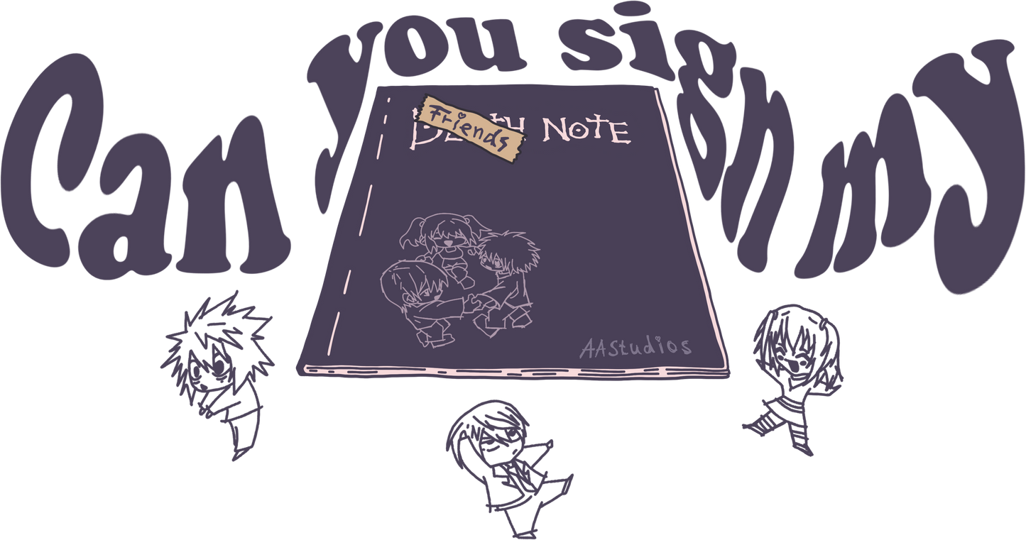 FRIENDS NOTE - OVERSIZED HOODIE