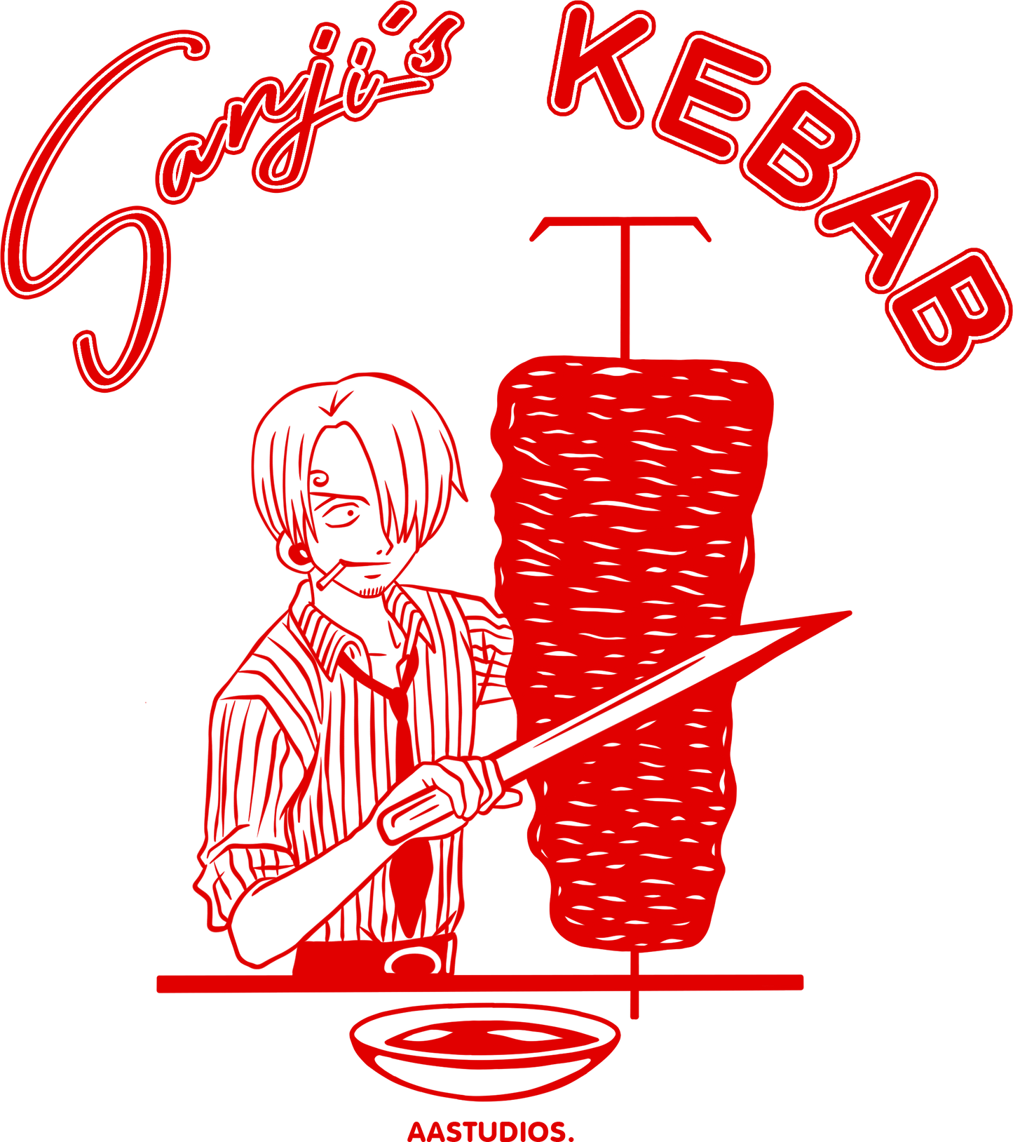 SANJIS KEBAB - OVERSIZED T SHIRT