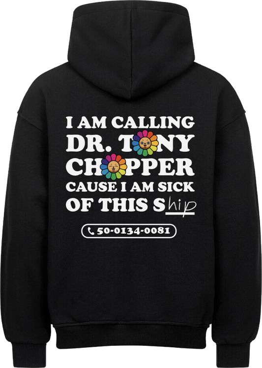 CALLING CHOPPER (Backprint) - OVERSIZED HOODIE