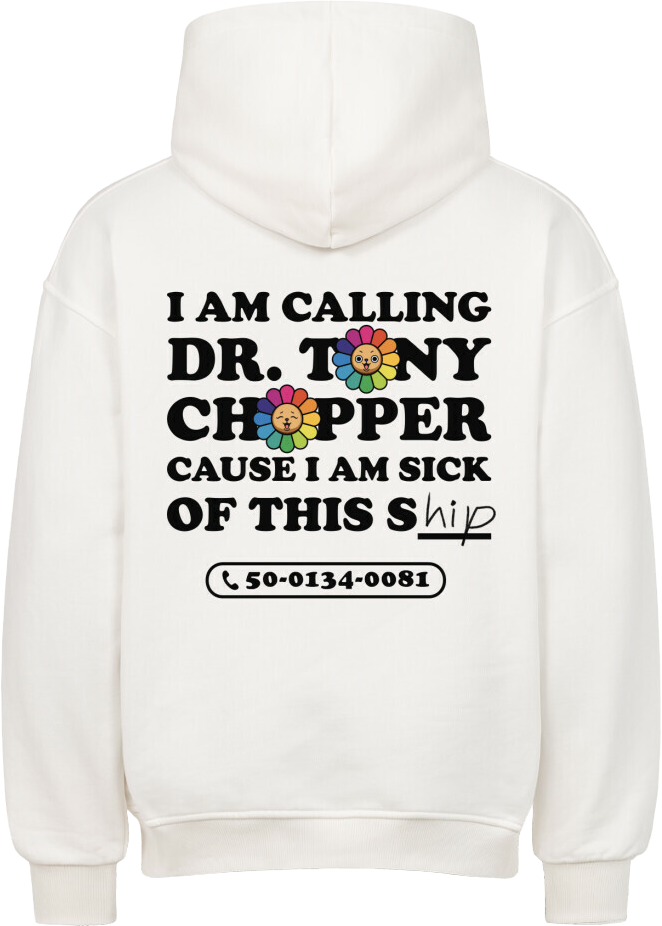 CALLING CHOPPER (Backprint) - OVERSIZED HOODIE