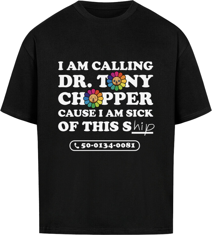 CALLING CHOPPER - OVERSIZED T SHIRT