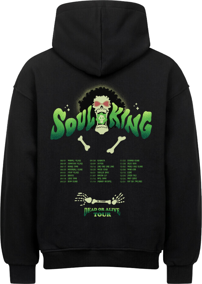 DEAD OR ALIVE (Backprint) - OVERSIZED HOODIE