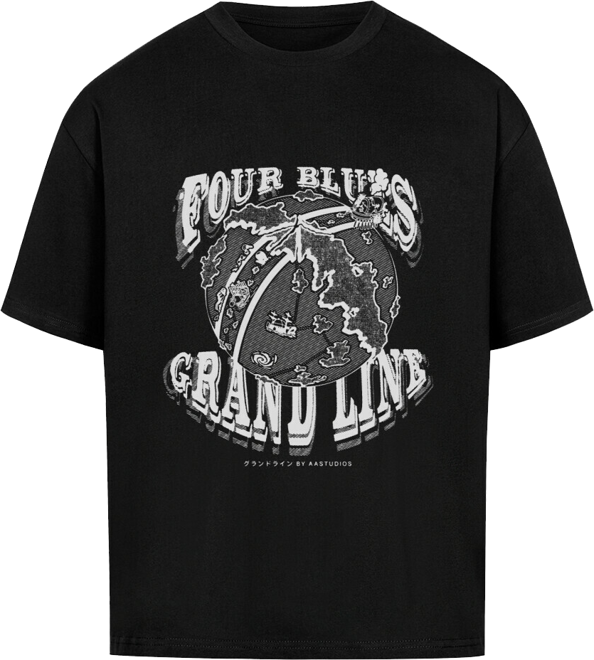FOUR BLUES - OVERSIZED T SHIRT