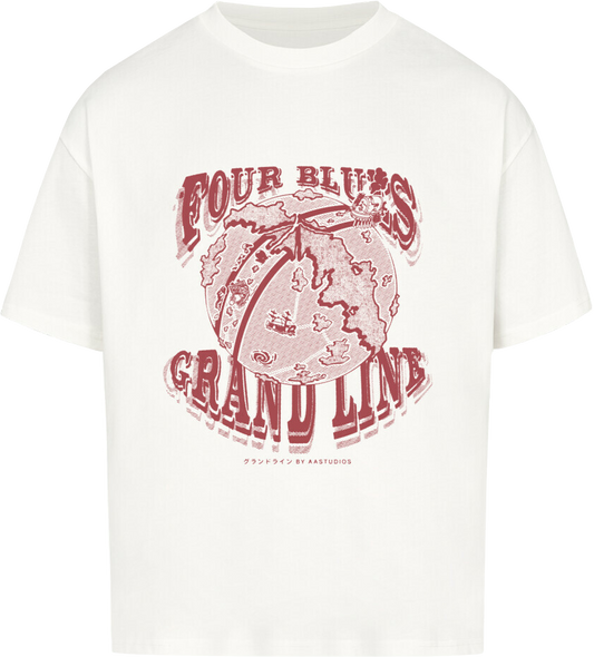 FOUR BLUES - OVERSIZED T SHIRT