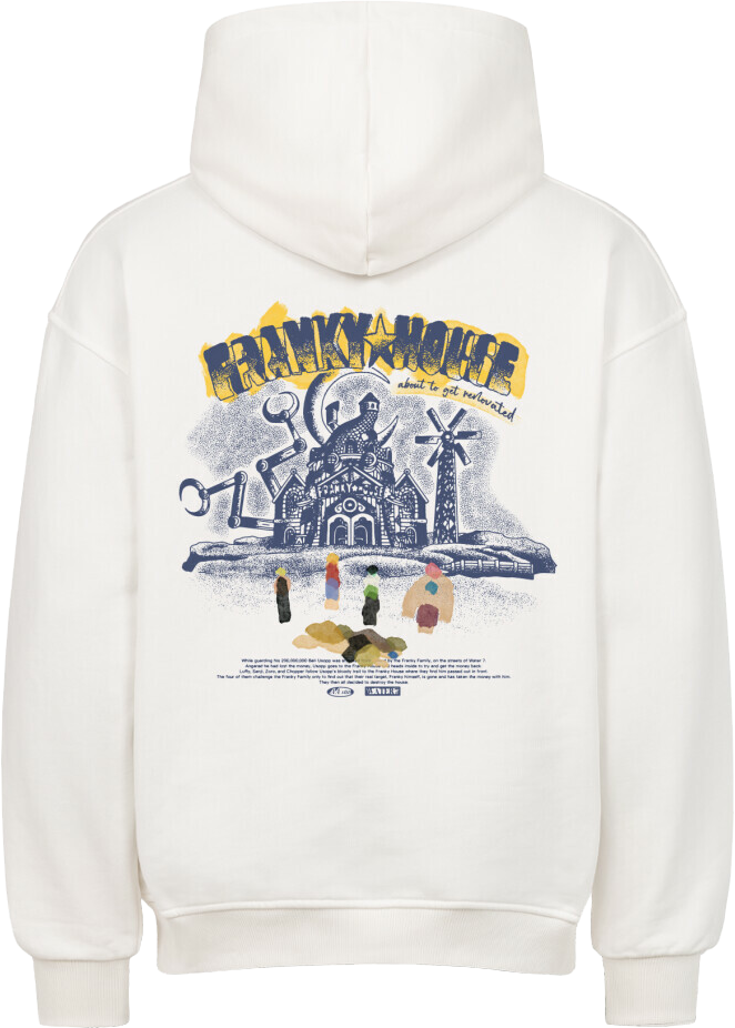 FRANKY HOUSE (Backprint) - OVERSIZED HOODIE