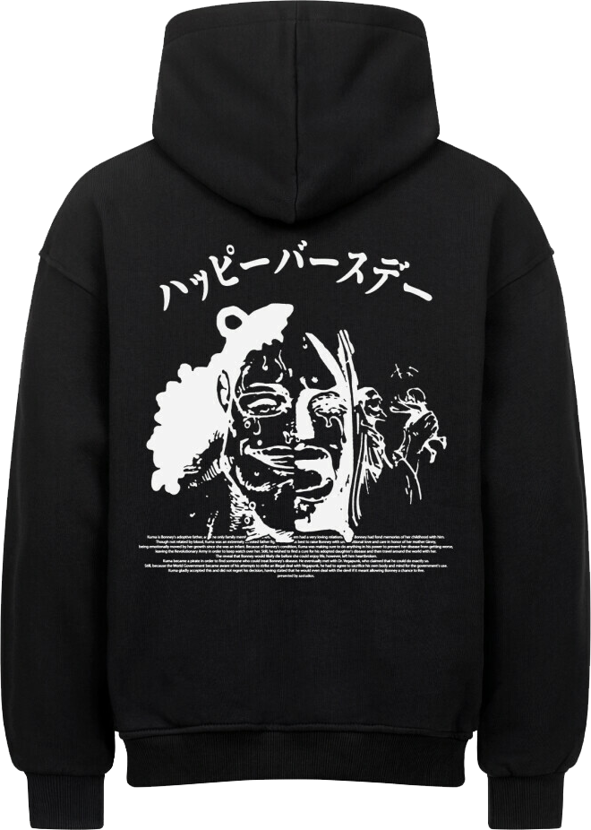 HAPPY BIRTHDAY (Backprint) - OVERSIZED HOODIE