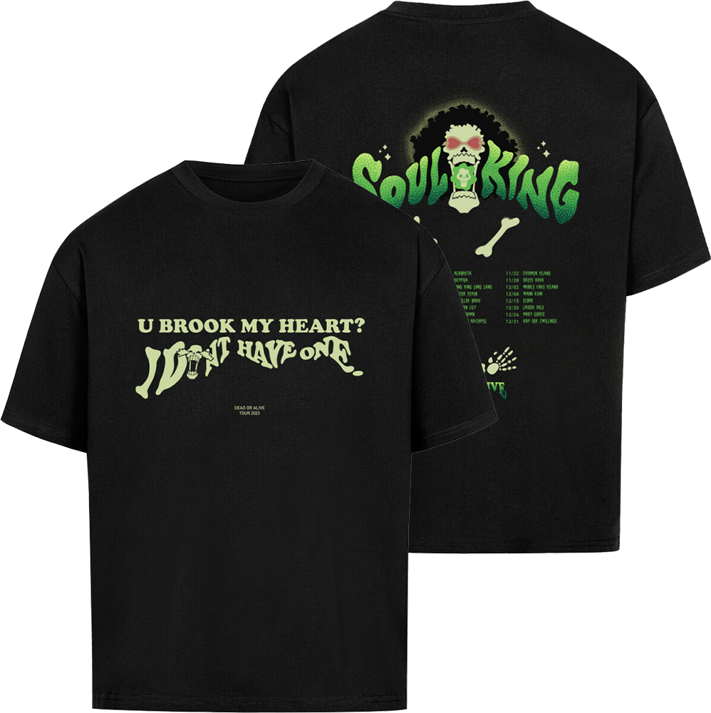 U BROOK MY HEART - OVERSIZED T SHIRT