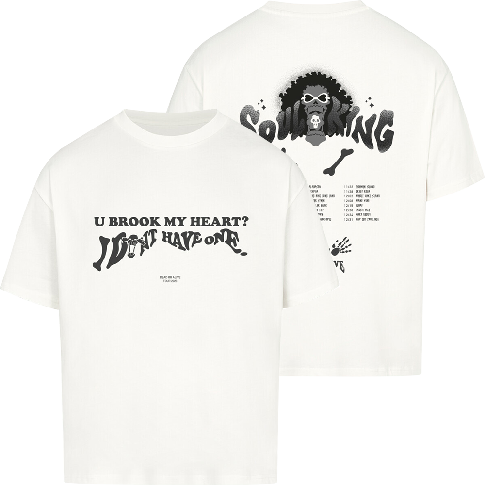 U BROOK MY HEART - OVERSIZED T SHIRT